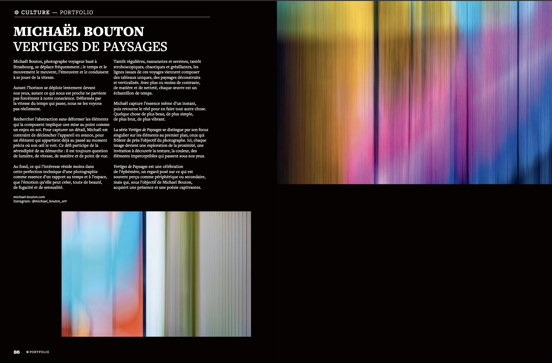 Vertiges de Paysage - Michael BOUTON - Hors Norme Septembre 2024