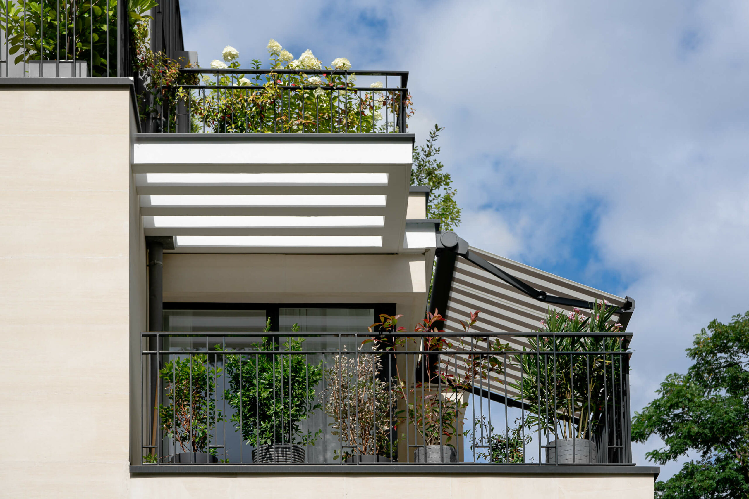 Photographe professionnel - vue-cadre-verdoyant-logement -fontenay