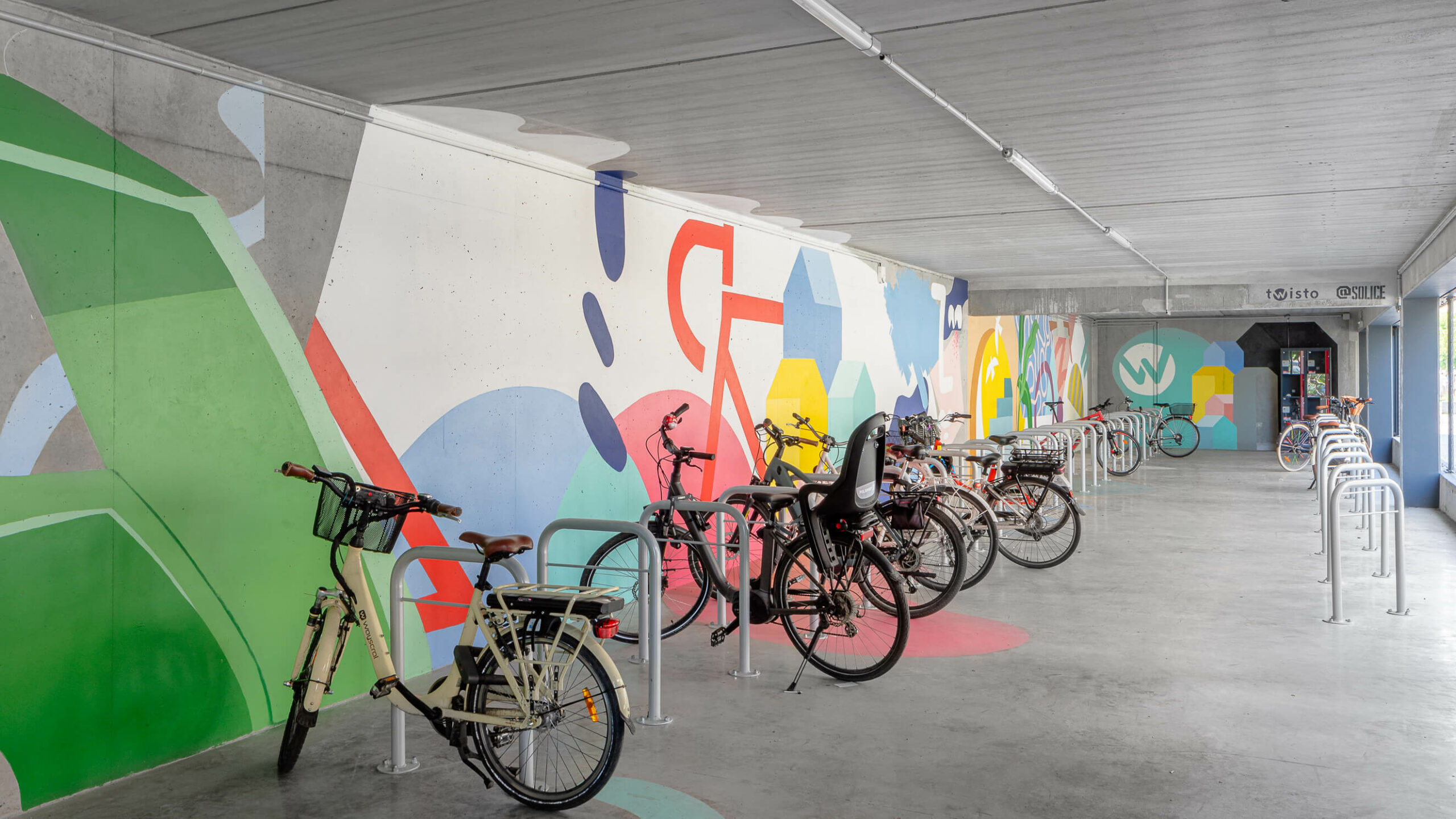 Photos architecture signalétique-interieure-parking-caen-s