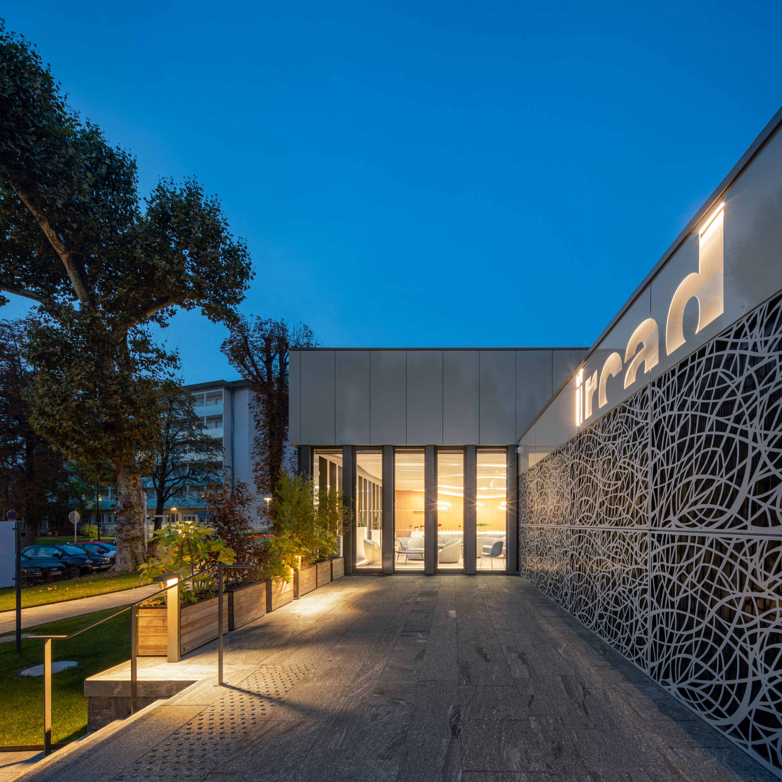 rcad-strasbourg-photographie-architecture - vue de nuit rcad-strasbourg-photographie-architecture - vue de nuit